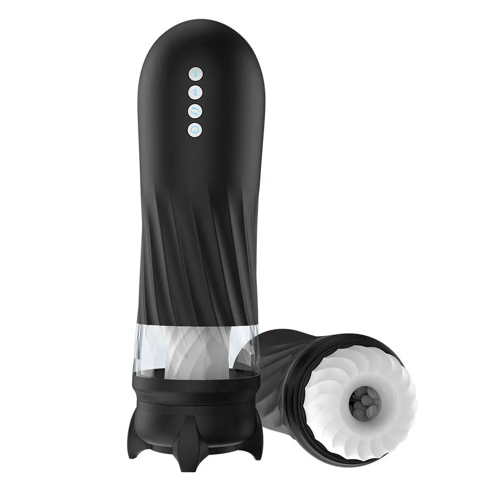 Men's Masturbation with Heating Rotation Pilot Masturbator - Together